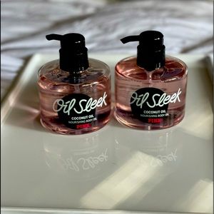 (2) 8 oz bottles PINK Oil Sleek